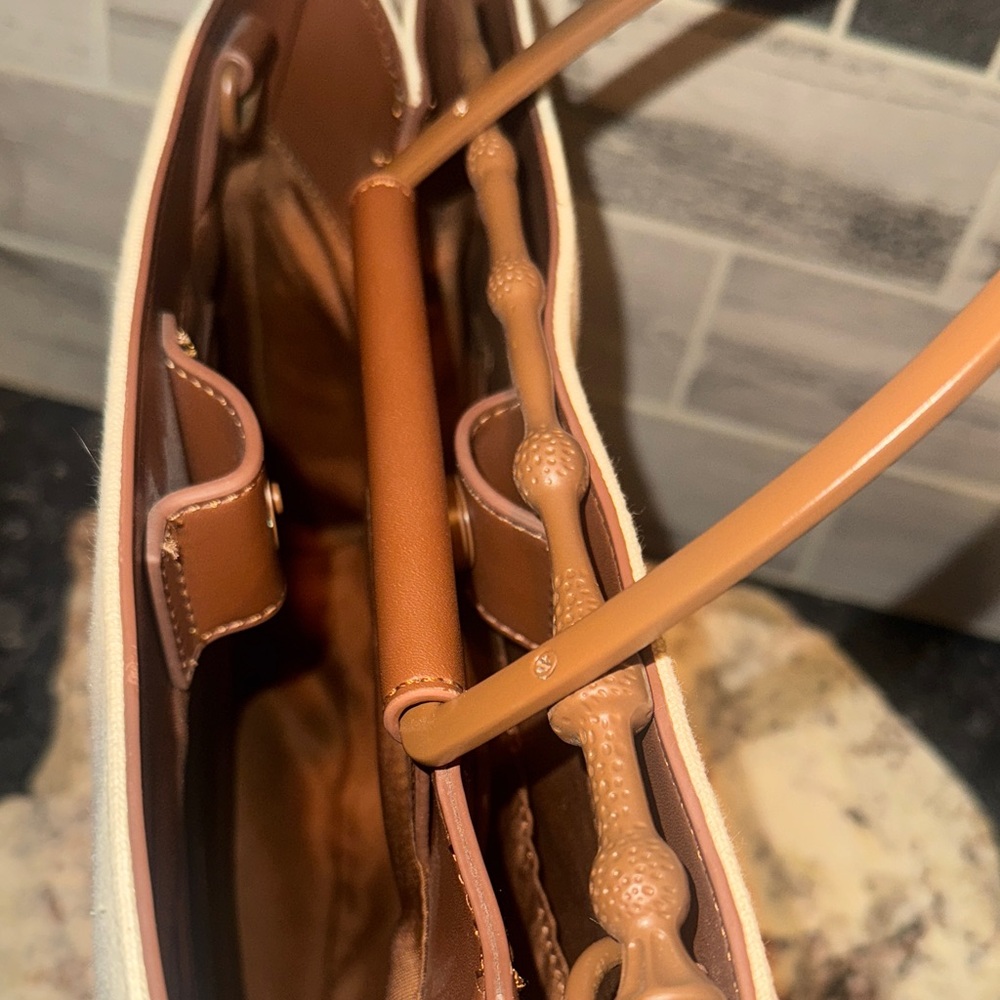 Harry Potter Elder Wand Tan Loungefly Brown Canvas Handbag NWOT - Picture 3 of 13